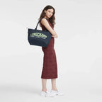 Le Pliage Collection University L Tote bag Navy