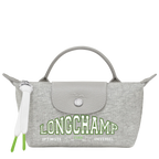Le Pliage Collection University Pouch Grey