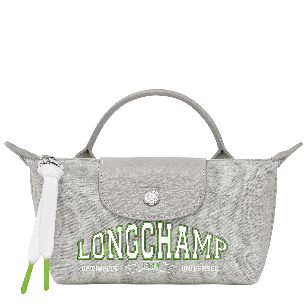 Le Pliage Collection University Pouch Grey