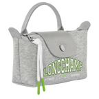 Le Pliage Collection University Pouch Grey