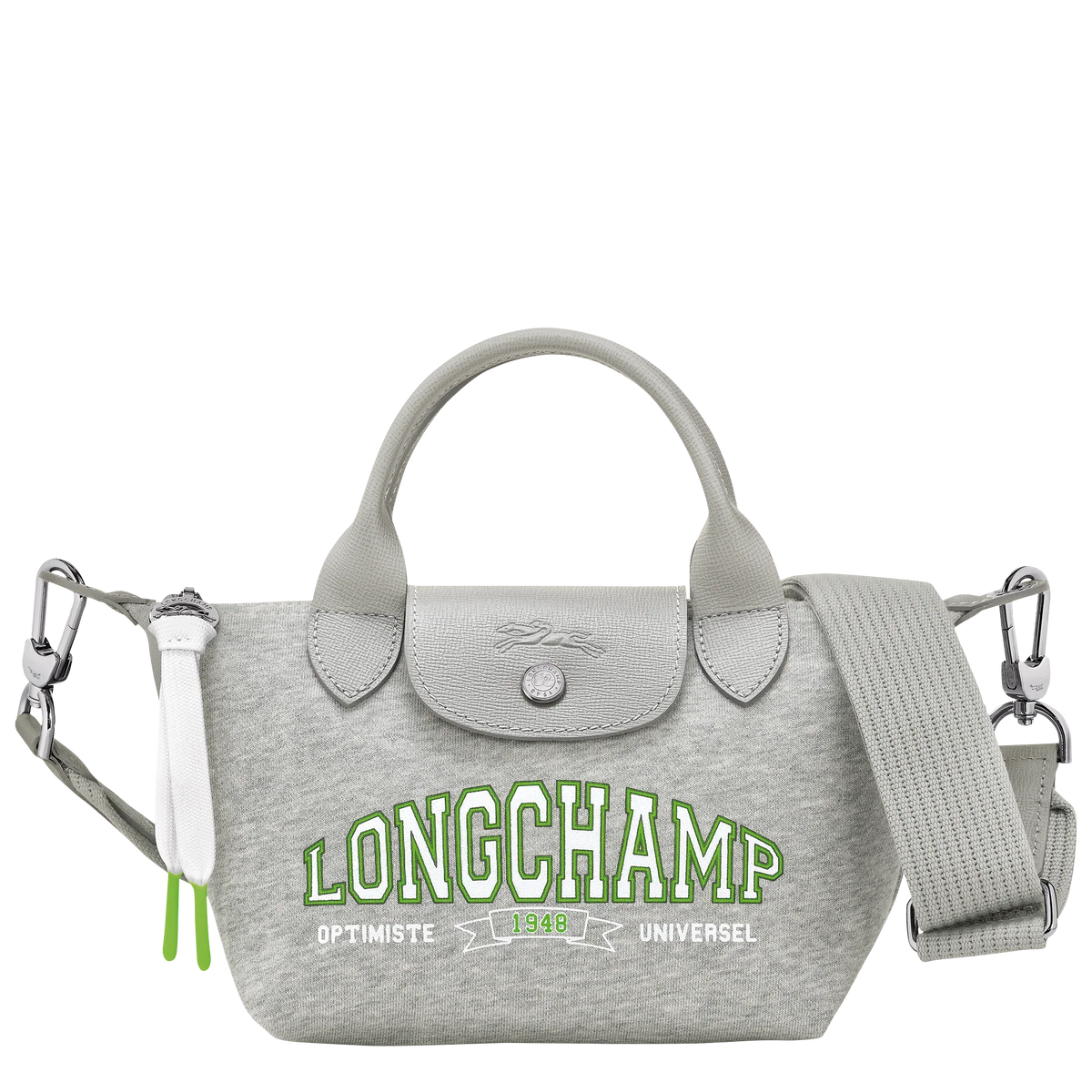 Le Pliage Collection University XS Handbag Grey