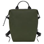 Longchamp Le Pliage Energy L backpack in khaki fabric, showing its spacious design and sturdy straps.
