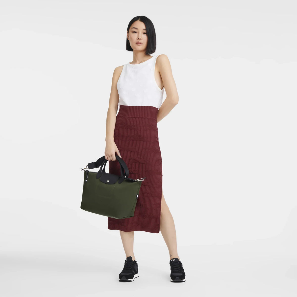 Le Pliage Energy L Handbag Khaki