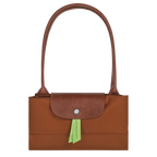 Le Pliage Green L Tote bag Cognac