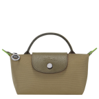 Le Pliage Green Pouch with handle Artichoke