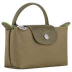 Le Pliage Green Pouch with handle Artichoke
