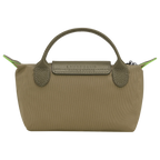 Le Pliage Green Pouch with handle Artichoke