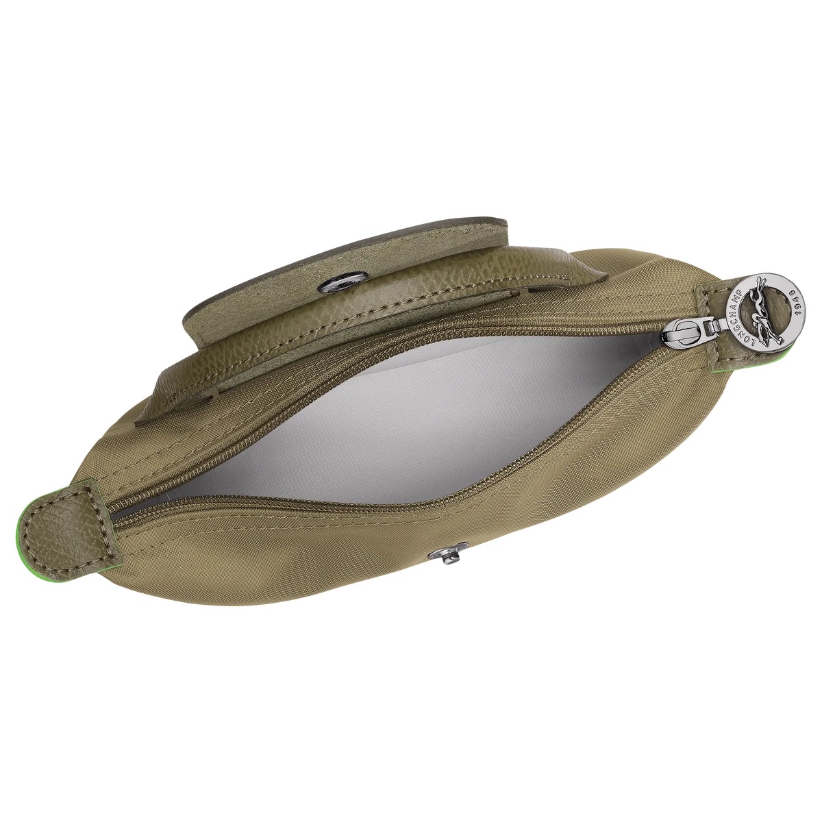 Le Pliage Green Pouch with handle Artichoke