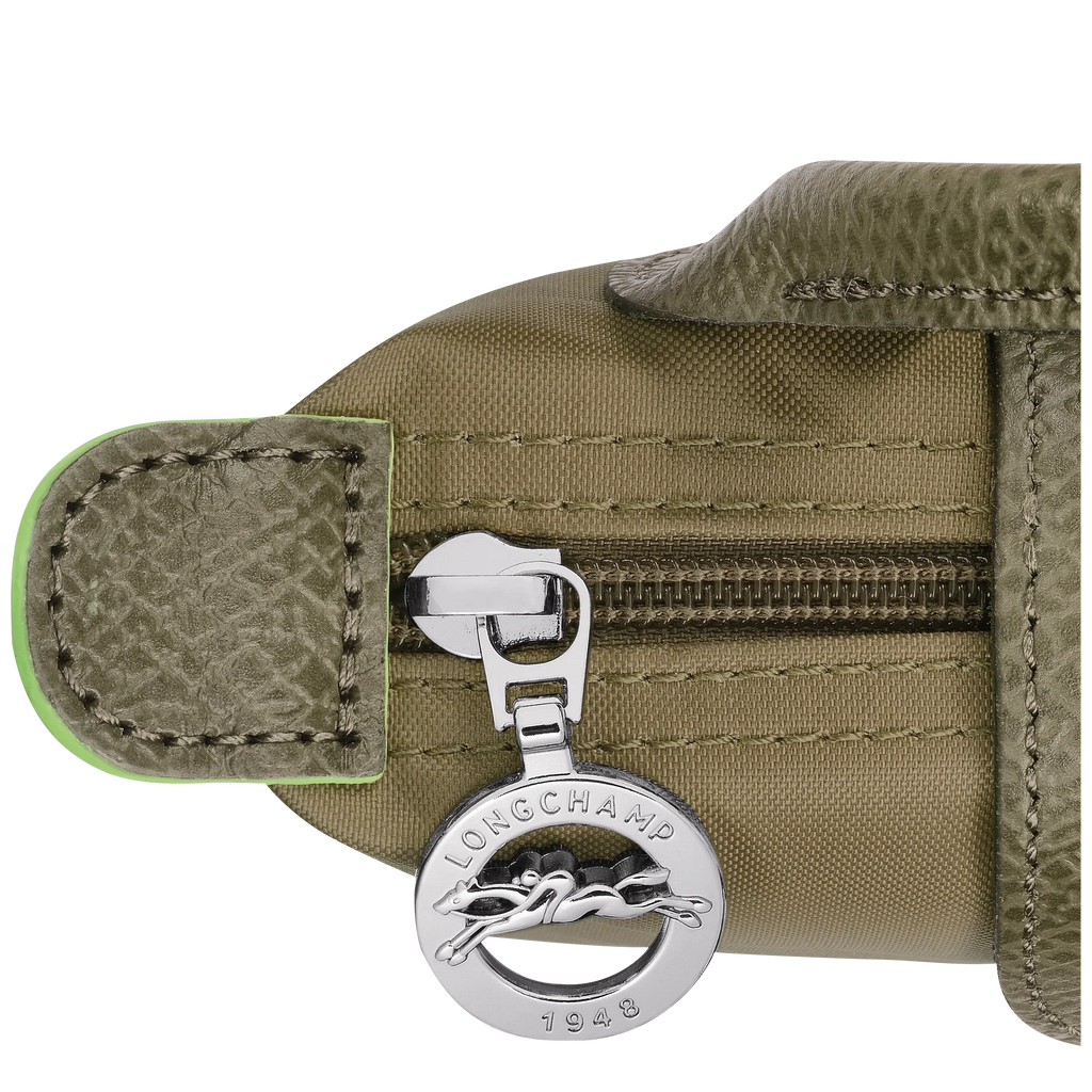 Le Pliage Green Pouch with handle Artichoke