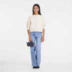 Le Pliage Green Pouch with handle Bilberry