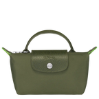 Le Pliage Green Pouch with handle Forest