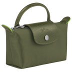 Le Pliage Green Pouch with handle Forest