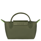 Le Pliage Green Pouch with handle Forest