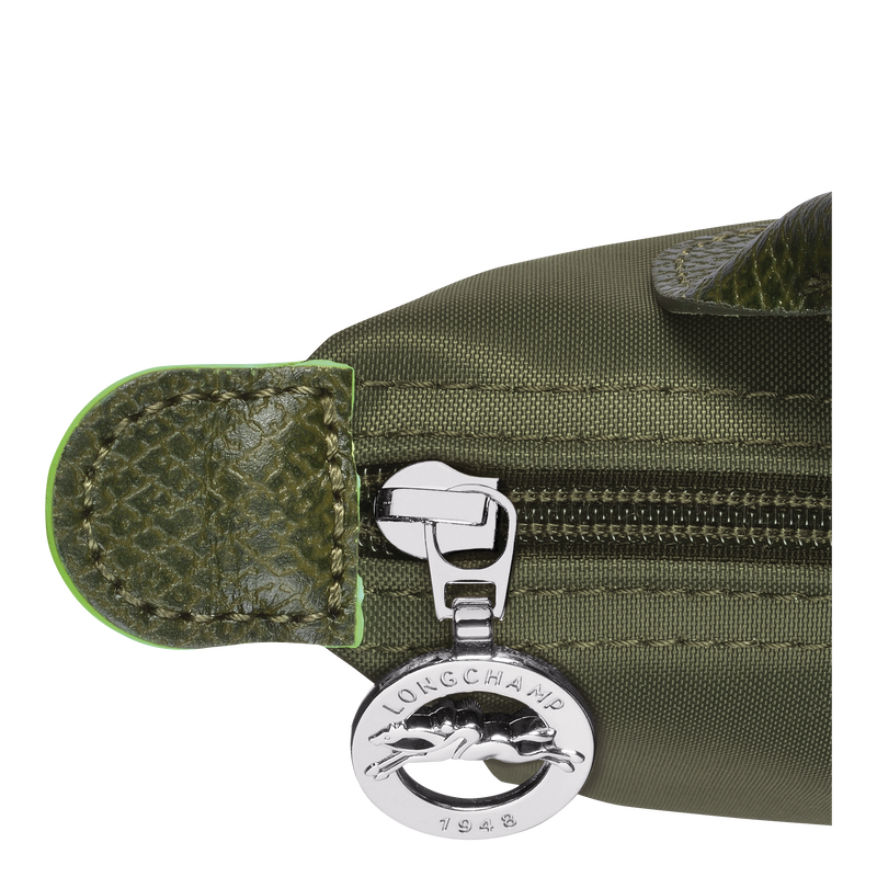 Le Pliage Green Pouch with handle Forest