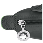 Le Pliage Green Pouch with handle Graphite