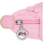 Le Pliage Green Pouch with handle Pink