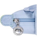 Le Pliage Green Pouch with handle Sky Blue
