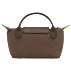 Le Pliage Green Pouch with handle Terra