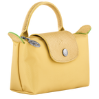 Le Pliage Green Pouch with handle Wheat