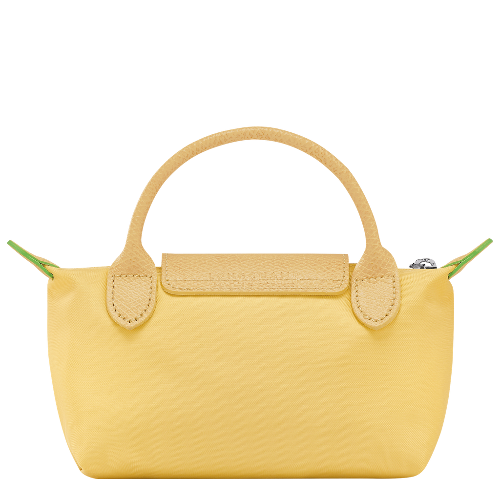 Le Pliage Green Pouch with handle Wheat