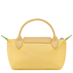 Le Pliage Green Pouch with handle Wheat