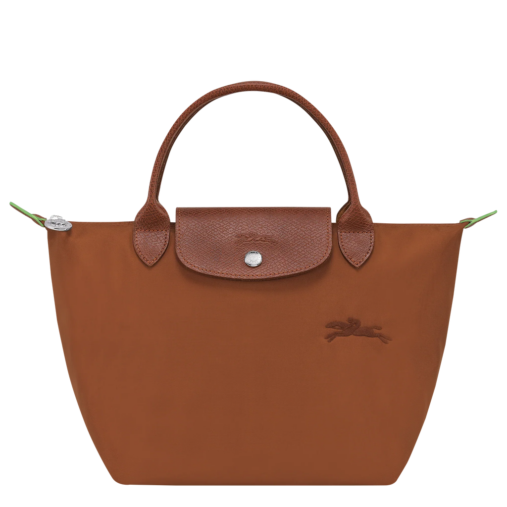 Le Pliage Green S Handbag Cognac