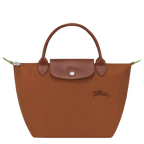 Le Pliage Green S Handbag Cognac