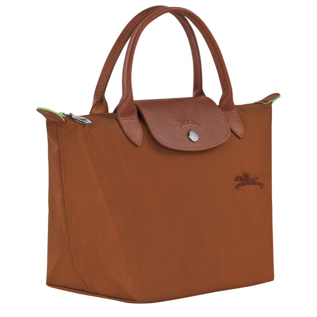 Le Pliage Green S Handbag Cognac