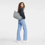 Le Pliage Original L Tote bag Steel