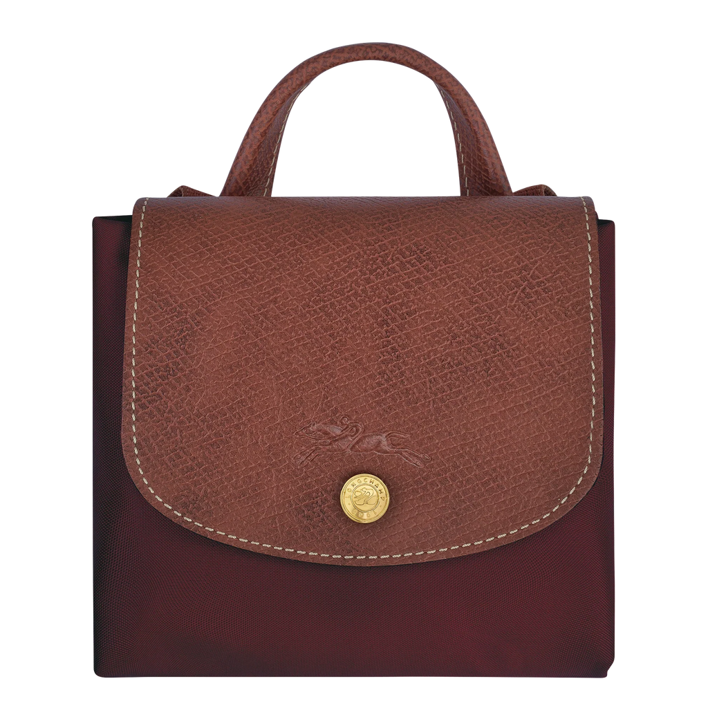 Le Pliage Original M Backpack Burgundy