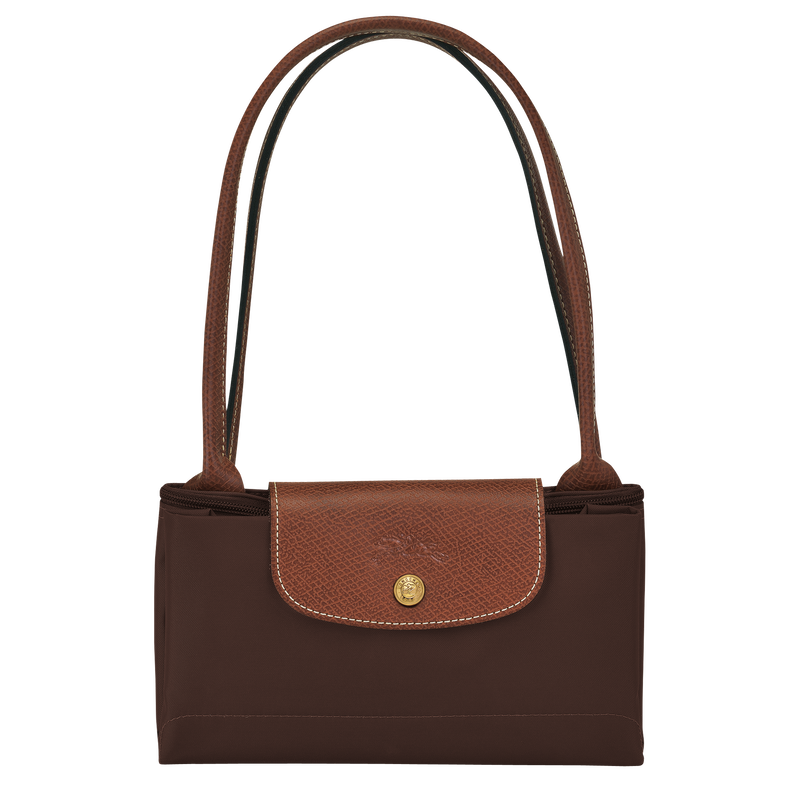 Longchamp Le Pliage Original M Tote bag in ebony, showcasing its classic foldable design and durable nylon material.