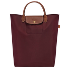 Le Pliage Original M Tote bag Vertical Burgundy