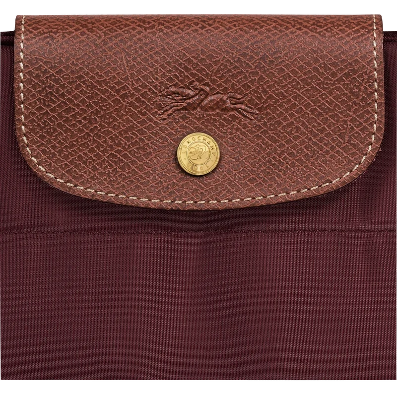 Le Pliage Original M Tote bag Vertical Burgundy