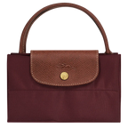 Le Pliage Original M Tote bag Vertical Burgundy
