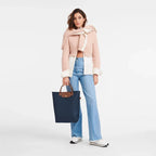 Le Pliage Original M Tote bag Vertical Navy