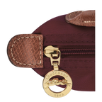 Le Pliage Original Pouch with handle Burgundy