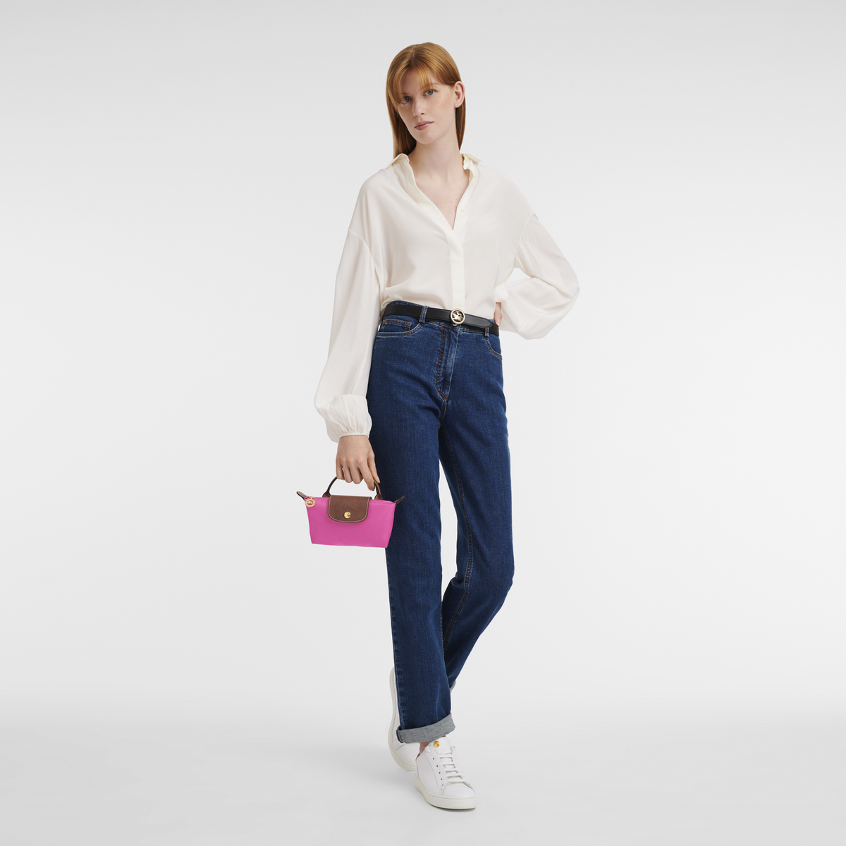Le Pliage Original Pouch with handle Candy
