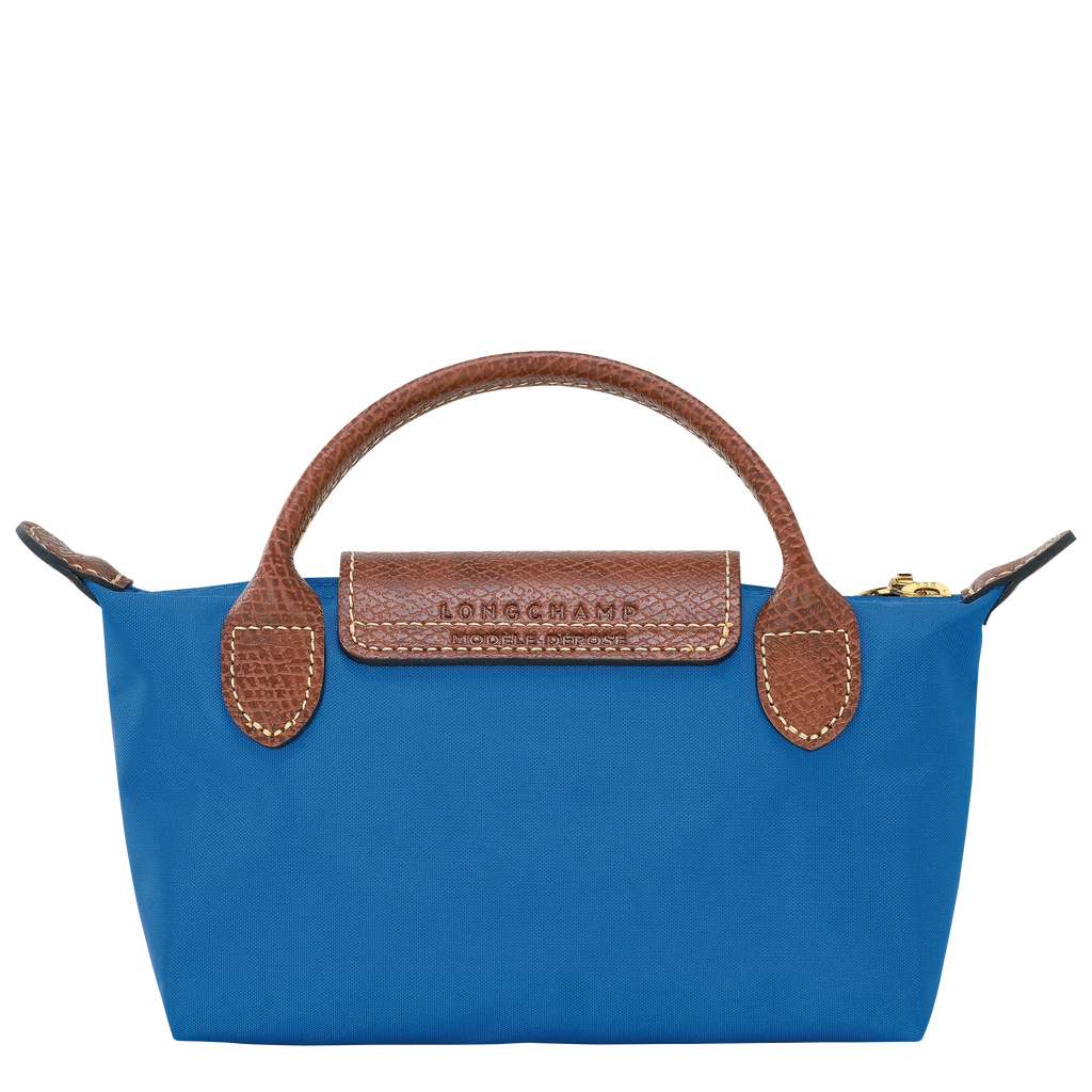 Le Pliage Original Pouch with handle Cobalt