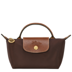 Le Pliage Original Pouch with handle Ebony