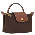 Le Pliage Original Pouch with handle Ebony