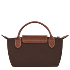 Le Pliage Original Pouch with handle Ebony
