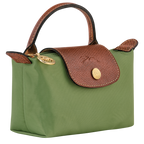 Le Pliage Original Pouch with handle Lichen