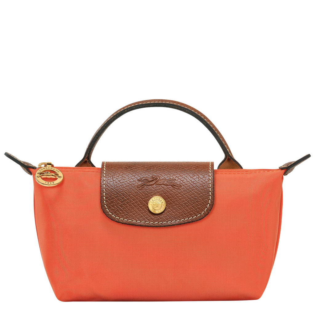 Le Pliage Original Pouch with handle Orange