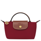 Le Pliage Original Pouch with handle Red