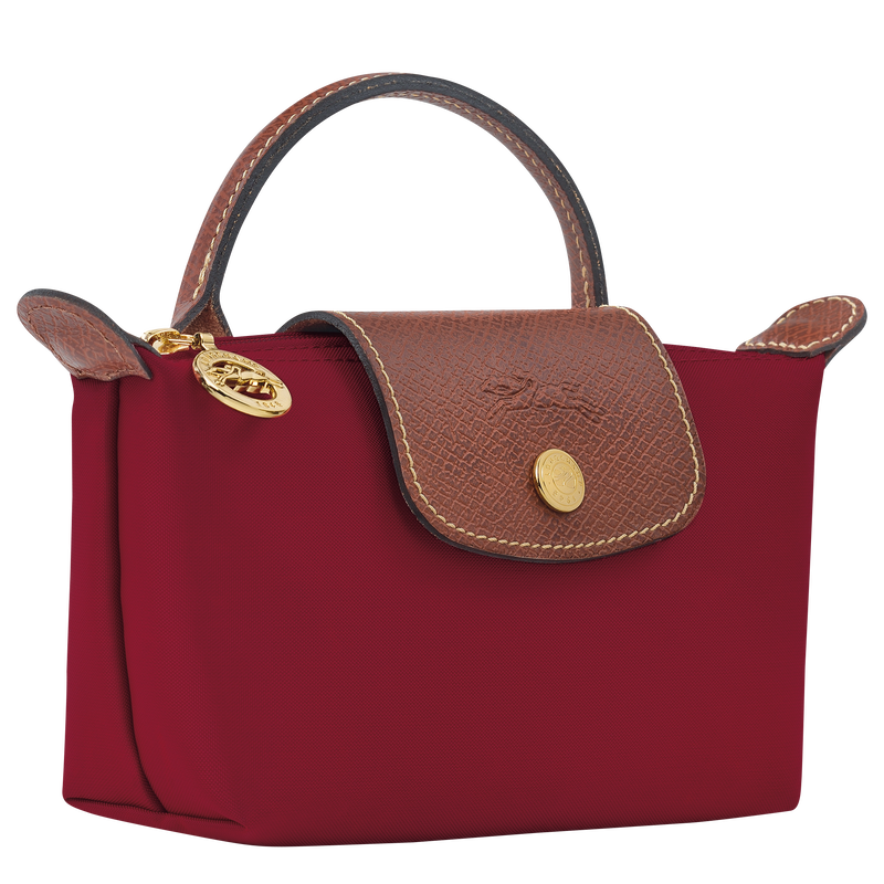 Le Pliage Original Pouch with handle Red