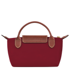 Le Pliage Original Pouch with handle Red