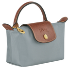 Le Pliage Original Pouch with handle Steel