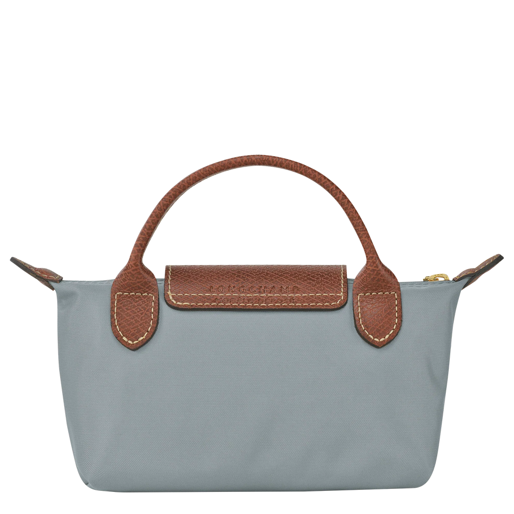 Le Pliage Original Pouch with handle Steel