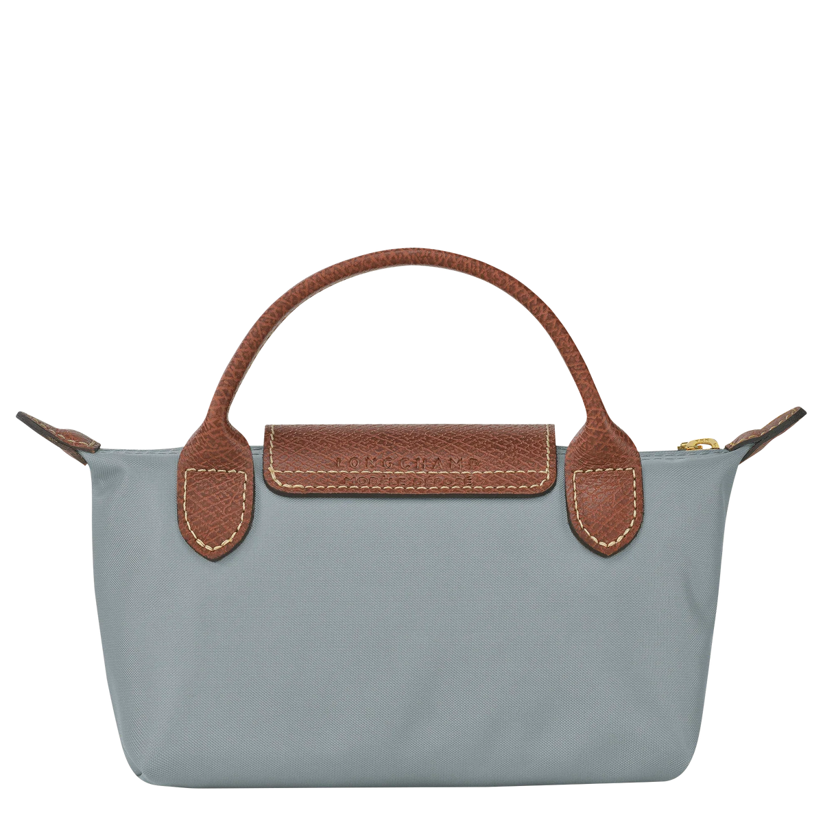 Le Pliage Original Pouch with handle Steel