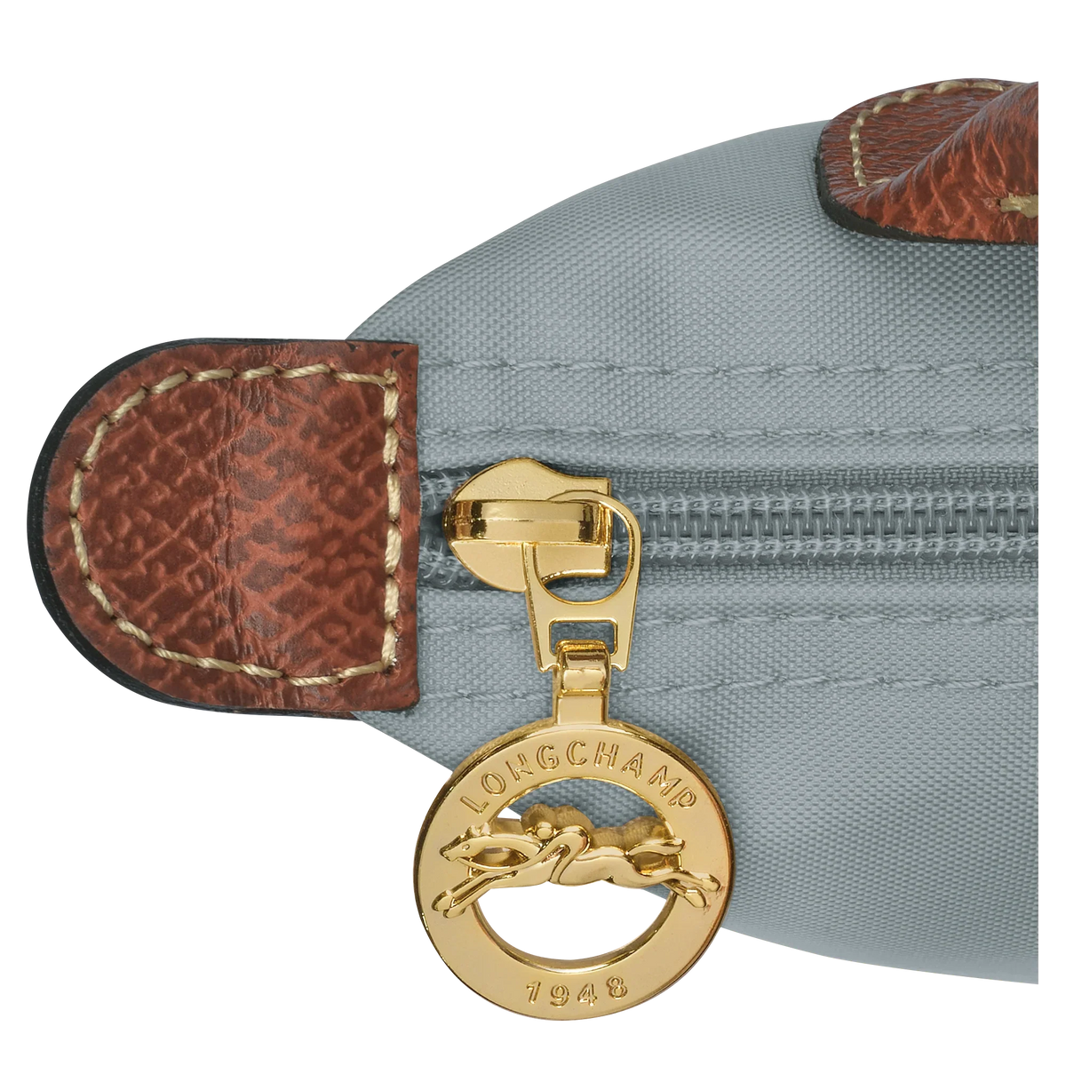 Le Pliage Original Pouch with handle Steel